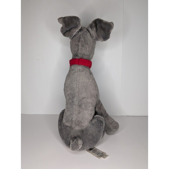 Disney Store Tramp Gray Dog Plush 15" Lady and the Tramp Stuffed Animal - Picture 3 of 6